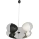 Набор для соли и перца Alessi Lilliput ASG02 BW, черно-белый