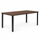 Multigarden Liels dārza galds 180x90 cm brūns