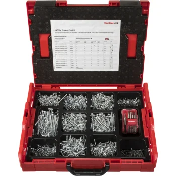 Набор шурупов Fischer Power Fast II L-Boxx 102, 1801 предм.