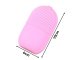 Ice Roller for Face, Reusable Silicone Mold for Soothing Skin and Reducing Puffiness, Pink