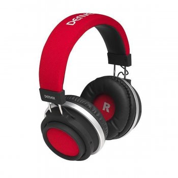 Bezvadu Bluetooth austiņas Denver BTH-250 red | Wireless headphones