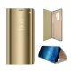 Samsung Galaxy S10 (G973F) Clear View Case Cover, Gold | Telefona Vāciņš Maciņš Apvalks Grāmatiņa