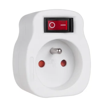 Maclean MCE13 Elektrības kontaktligzda ar slēdzi, 3500W