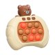 Electronic antistress sensory game with bear