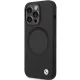 BMW iPhone 14 Pro vāciņš Signature Liquid Silicone MagSafe, melns