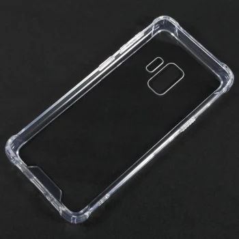 Samsung Galaxy S9 (G960F/DS) Anti-slip 4 Corners Shockproof Cover Case, Transparent | Telefona Vāciņš Maciņš...