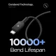 Spigen Essential EB24015CC USB-C / USB-C kabelis 240W 150cm, melns