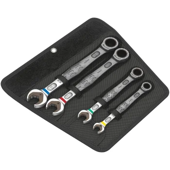 Combination Ratchet Wrench Set Wera Joker, 4 pcs.