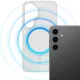 3mk Smoke MagCase vāciņš Samsung Galaxy S25, balts caurspīdīgs
