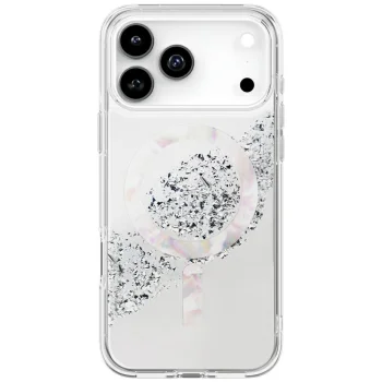 Vāciņš Uniq Coehl Crystelle Magnetic Charging priekš iPhone 17 Pro Max, sudraba