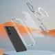 Hybrid Armor X vāciņš Samsung Galaxy S26 ar statīvu un MagSafe, caurspīdīgs