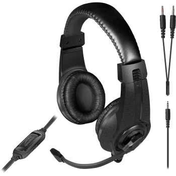 Speedlink LEGATOS Stereo spēļu austiņas PC/PS5/Xbox/Switch, melnas