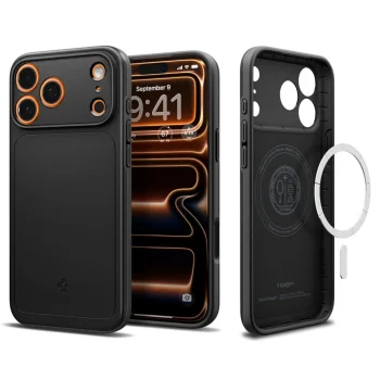 Чехол Spigen для iPhone 17 Pro Max Thin Fit Mag MagSafe, черный