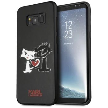 Чехол Karl Lagerfeld Choupette In Love для Samsung Galaxy S8 Plus, Black