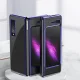 Чехол для Samsung Galaxy Fold с гальванической рамкой, 0.3 мм, синий