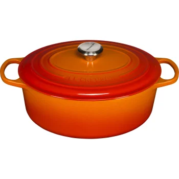 Le Creuset Signature Oval Cast Iron Casserole 31 cm, 6.3 L, Volcanic