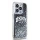 Чехол DKNY для iPhone 13 / 13 Pro Liquid Glitter Big Logo, черный