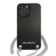 Чехол Karl Lagerfeld Textured & Chain для iPhone 13 Pro / 13 - Черный