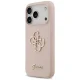 Guess iPhone 17 Pro vāciņš Silicone Big 4G Script, rozā