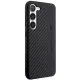 Чехол Mercedes AMG Carbon Stripe & Embossed для Samsung Galaxy S23 (S911), черный