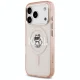 Karl Lagerfeld IML Choupette Sketch Logo MagSafe vāciņš iPhone 17 Pro, Rozā