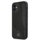 Mercedes iPhone 12 mini Case Perforated Area, Black