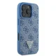 Guess iPhone 16 Pro Max Case Crossbody 4G Metal Logo, Blue