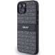 Dkny iPhone 15 / 14 / 13 vāciņš Mono Stripe & Metal Logo, melns