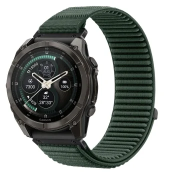 Ремешок Tech-Protect NylonLoop для Garmin Fenix 51 мм, зелёный