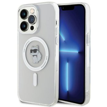 Karl Lagerfeld IML Choupette MagSafe Case for iPhone 15 Pro Max, Transparent