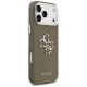 Guess Grained Big 4G Classic Logo Phone Case Cover iPhone 17 Pro Max - Brown