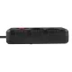 Сетевой фильтр Maclean MCE392 B, 4 розетки + 3xUSB, 2500W, 1.5м, черный