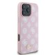 Чехол Guess для iPhone 16 Pro Max Peony Script MagSafe, розовый