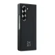 Чехол DKNY Plain Leather Metal Stack Logo MagSafe для Samsung Galaxy Z Fold 6, черный