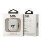 Karl Lagerfeld AirPods Case Silicone Choupette Head 3D White