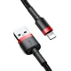 Кабель Baseus Cafule USB на Lightning, 1.0 м, 2.4A, Красно-черный