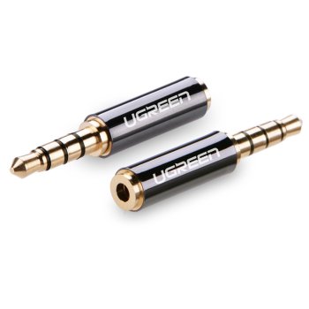 Ugreen Audio Adapter Jack 3.5mm Male To Jack 2.5mm Female Black (20502)