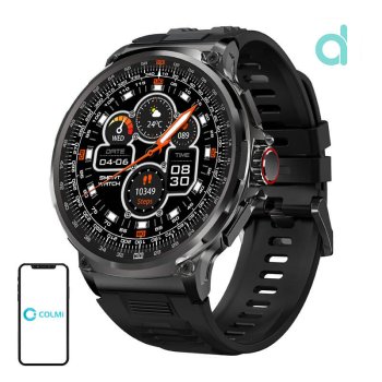 Умные часы Colmi V69 1.85" Дисплей Черный