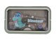 Kids Bento Lunch Box Set with 500ml Water Bottle and Utensils for School, green