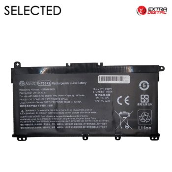 Extra Digital Notebook Battery for HP HT03XL, 3400mAh, 11.4V