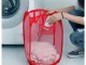 Saliekams veļas un rotaļlietu grozs, 40L, sarkans