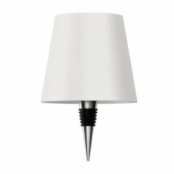 Bezvadu skārienjutīga nakts lampa pudelei ZD167A Balta