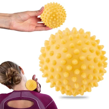 Neo-Sport masāžas un fitnesa bumba 9,5cm NS-957 dzeltena