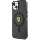 Ferrari iPhone 14 Plus vāciņš Translucent MagSafe, melns