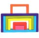 Bakalu Wooden Blocks Rainbow KZ0975 Logic & Skill Game