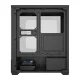 DarkFlash C365 Computer Case, Tempered Glass, E-ATX, Black
