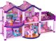 Bērnu Rotaļu Leļļu Māja ar Mēbelēm un Dzīvniekiem DIY Konstruktors | Kids Toy Dollhouse with Furniture and...