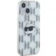 Karl Lagerfeld iPhone 15 / 14 / 13 Case IML Choupette Head & Monogram, Transparent