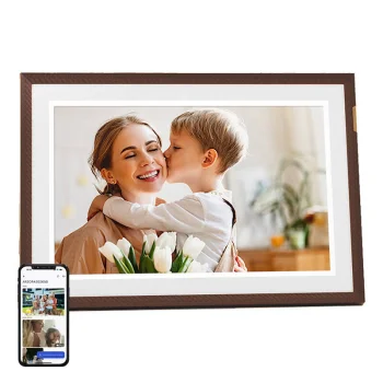 Digitālais foto rāmis Arzopa D10 10.1", tumši brūns