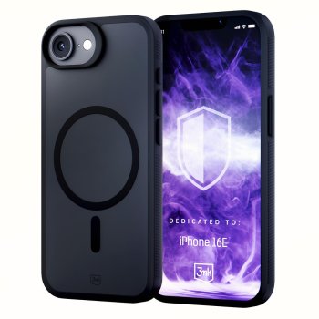 Чехол 3mk Smoke MagCase для Apple iPhone SE4 / 16E, Matte Black